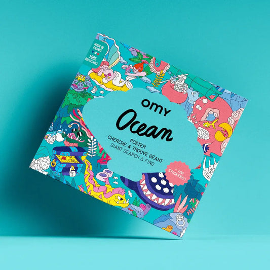 sticker poster - oceaan