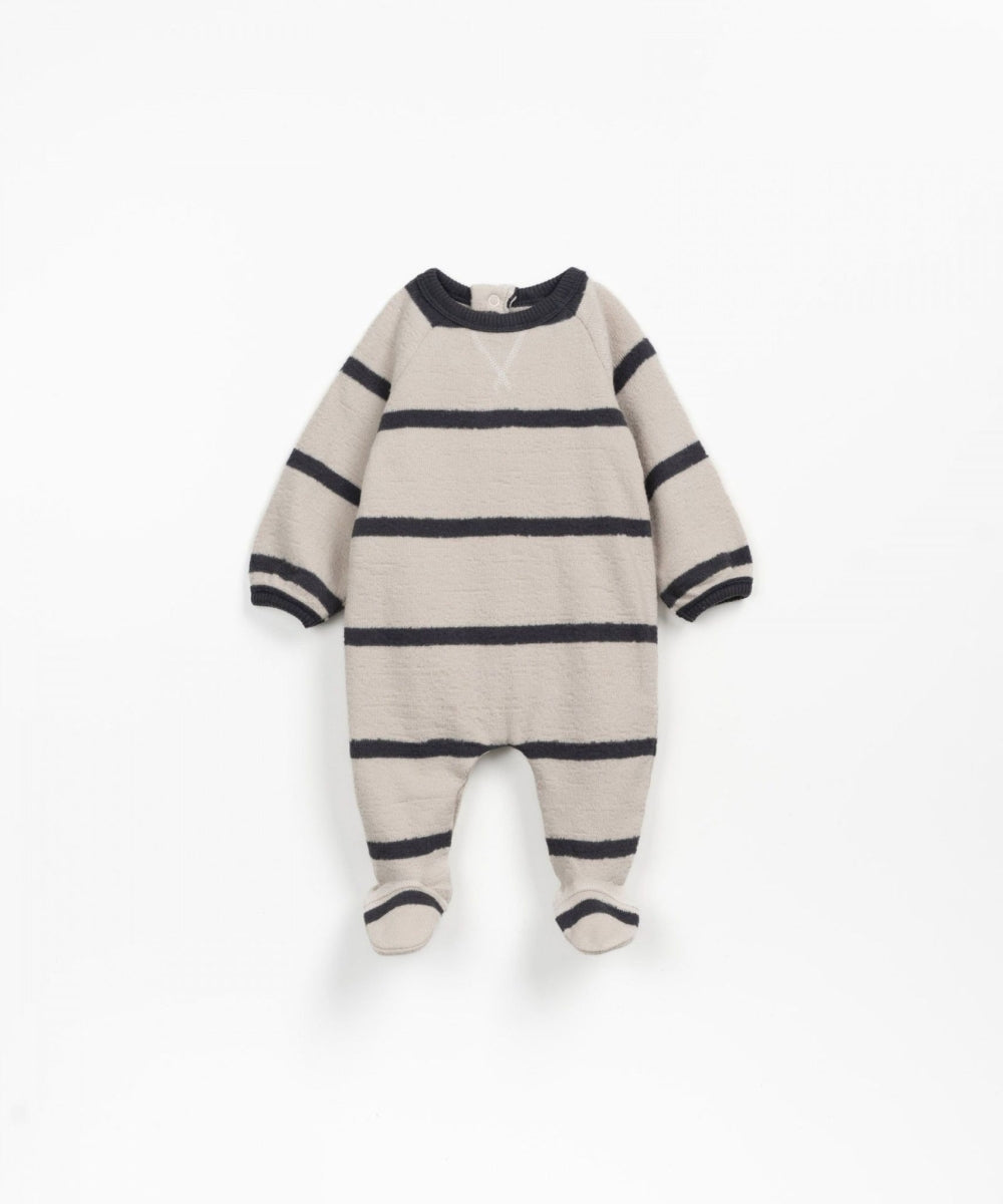 striped jersey onesie