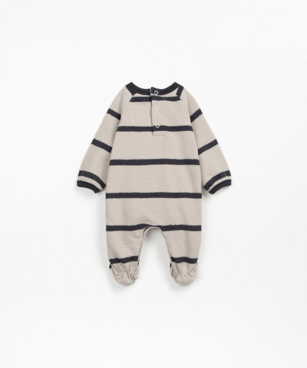 striped jersey onesie